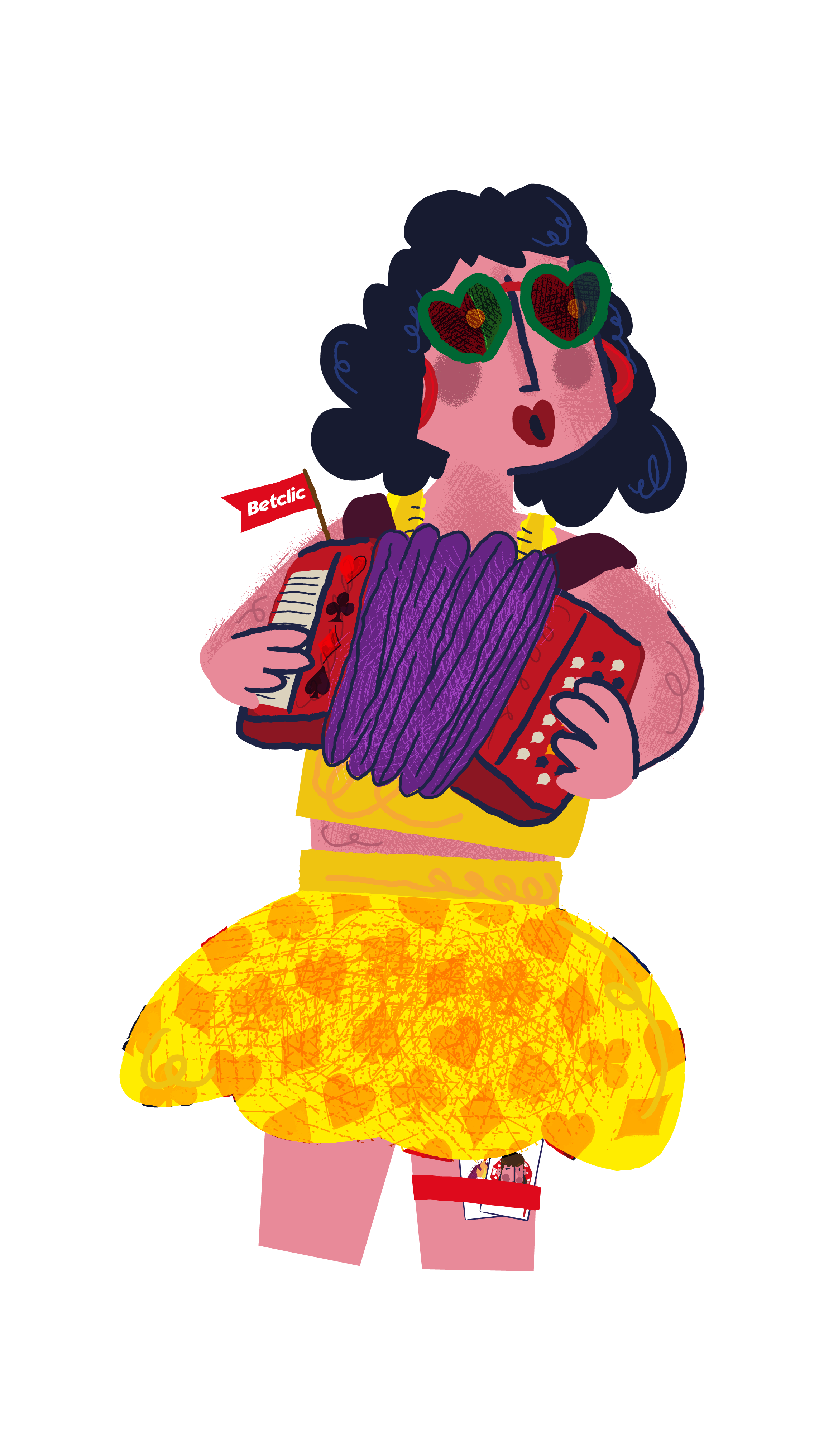 Personagem Rosinha da Bonecada Mega Santos